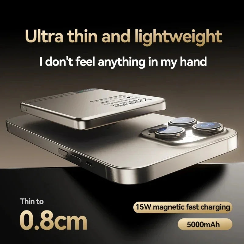 VoltPulse™ Cyberpunk MagSafe Magnetic Power Bank