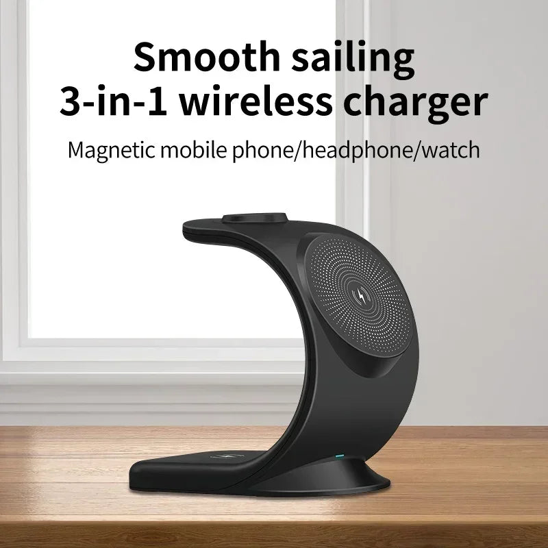 VoltSnap™ 3-in-1 MagSafe Wireless Charging Stand