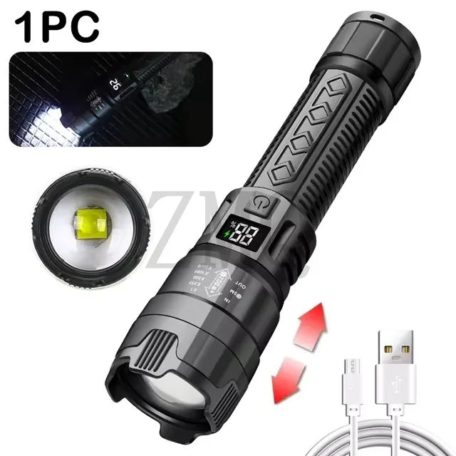 VoltBeam™ Ultra-Bright Tactical Zoomable Flashlight
