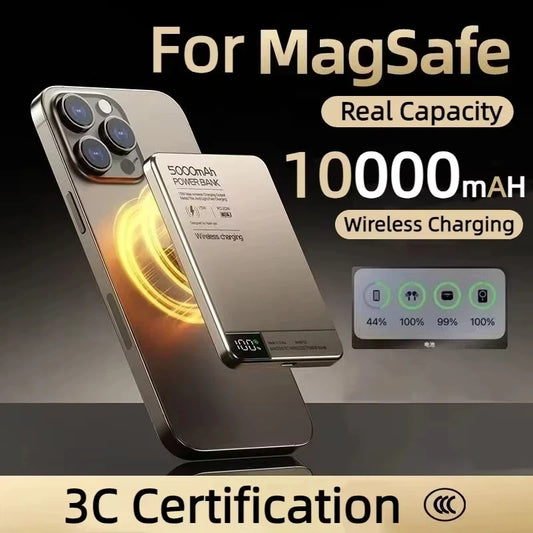 VoltPulse™ Cyberpunk MagSafe Magnetic Power Bank