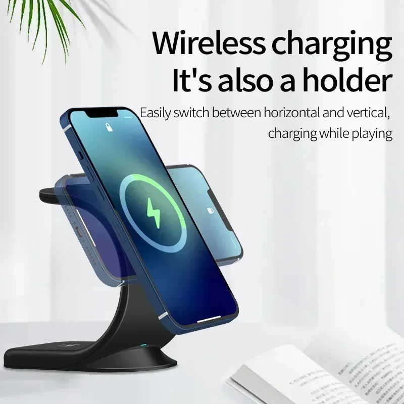 VoltSnap™ 3-in-1 MagSafe Wireless Charging Stand