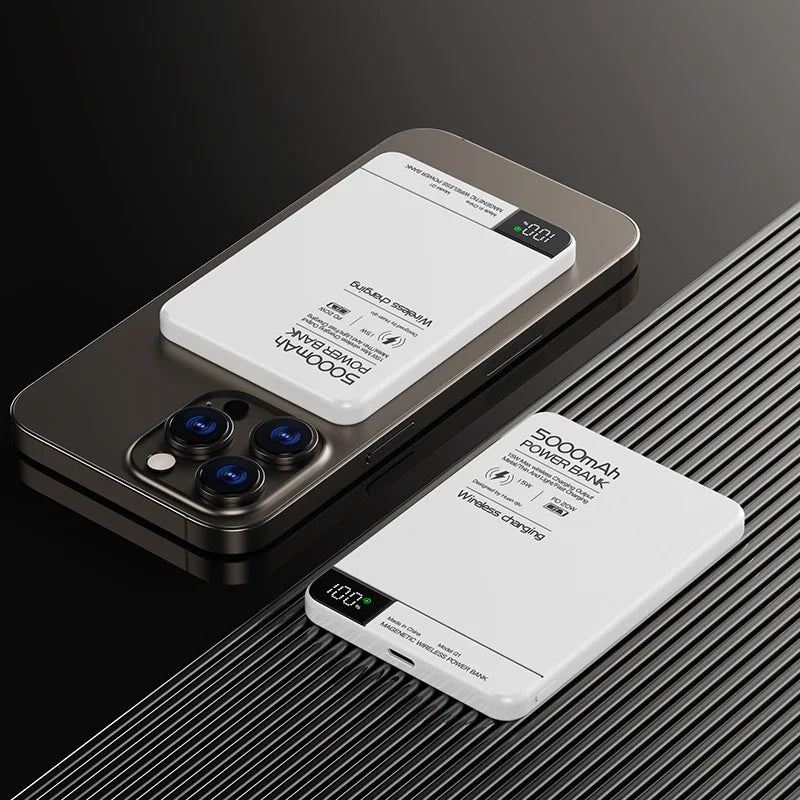 VoltPulse™ Cyberpunk MagSafe Magnetic Power Bank